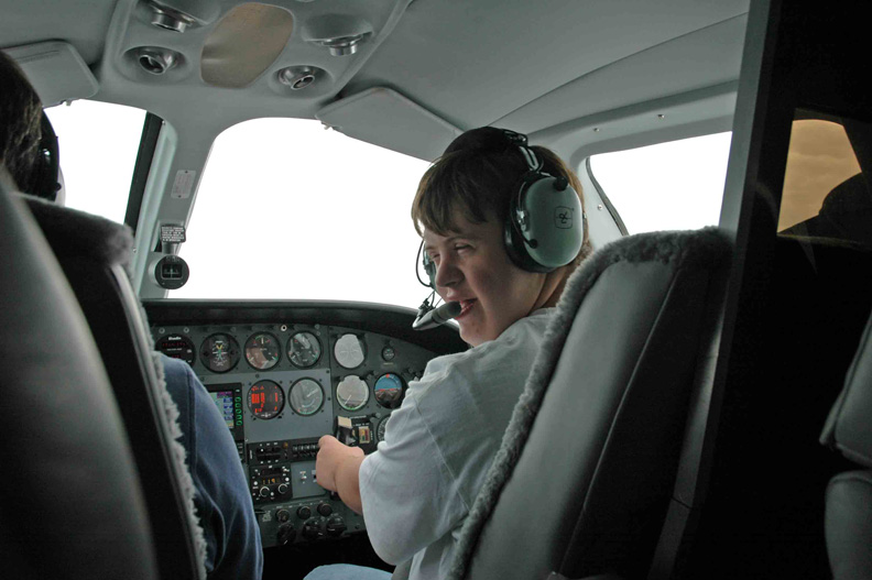 Corbin Chanter flying plane