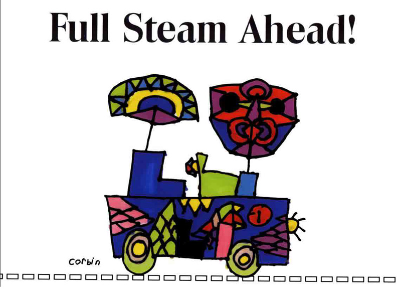 Corbin-Smiles Full Steam Ahead Tee Shirt